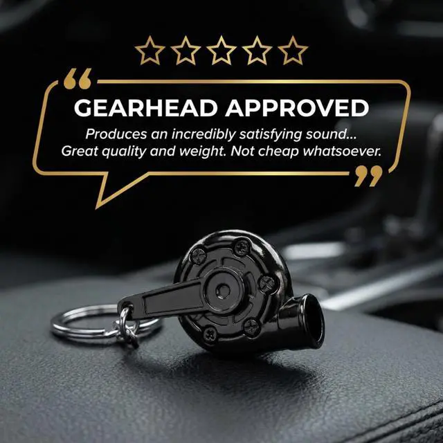 Alt view image 3 of 6 - Turbo Keychain for Car Keys Realistic Spinning Turbine Keys Ring, Cool Car Key Chain Accessory for Men & Women, Metal Keys Holder, Automotive Gift, Cute Keychains for Cars Enthusiasts