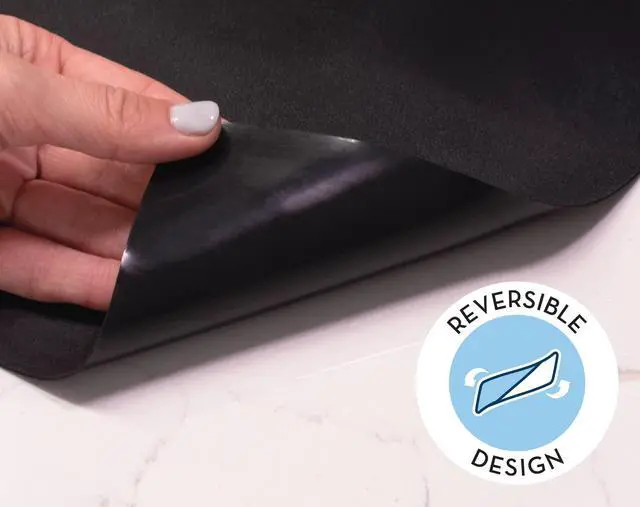 Alt view image 4 of 6 - Coffee Mat, Silicone Bar Mat for Coffee Maker and Espresso Machine, 12 Inches x 18 Inches, Silicone Black, 1 Pack