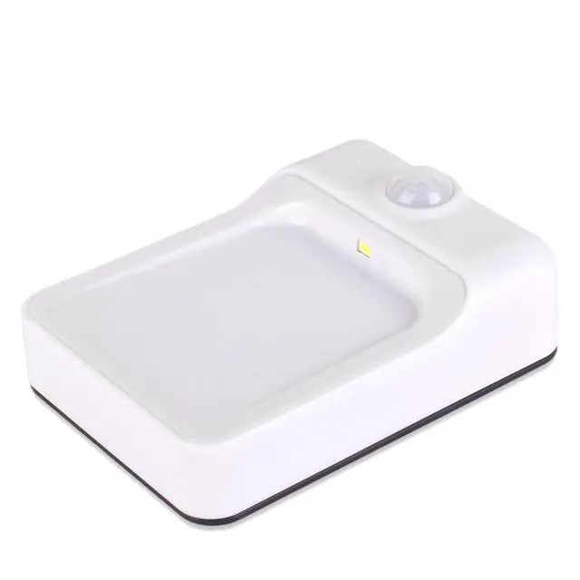 Alt view image 3 of 6 - 2 Set Battery Powered Motion Sensor Night Lights Stick-Anywhere Adhesive mounting. Kids Rooms Baby Night Light Hallways Closets Stairs Bathrooms Bedrooms Kitchens Senses Motion up to 10 feet Away