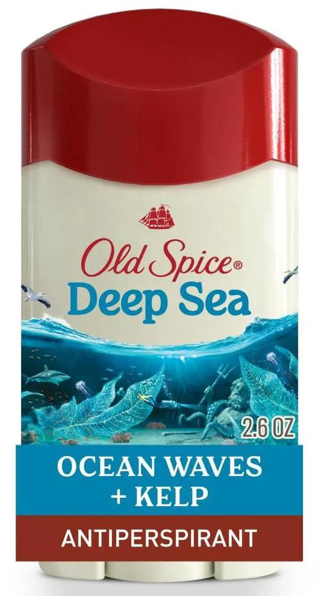 Main image of Dry Feel Antiperspirant Deodorant for Men, 24/7 Long Lasting Freshness, 24/7 Sweat & Odor Protection, Gentle on Skin with Skin Conditioners, Deep Sea with Ocean Elements Scent, 2.6 oz