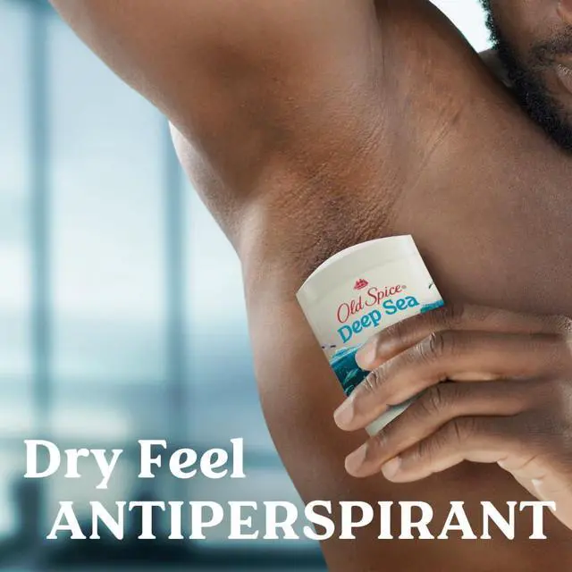 Alt view image 3 of 7 - Dry Feel Antiperspirant Deodorant for Men, 24/7 Long Lasting Freshness, 24/7 Sweat & Odor Protection, Gentle on Skin with Skin Conditioners, Deep Sea with Ocean Elements Scent, 2.6 oz