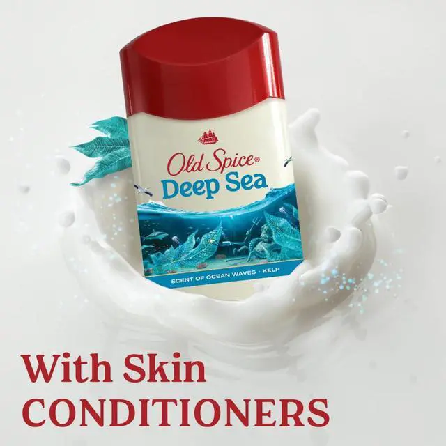 Alt view image 6 of 7 - Dry Feel Antiperspirant Deodorant for Men, 24/7 Long Lasting Freshness, 24/7 Sweat & Odor Protection, Gentle on Skin with Skin Conditioners, Deep Sea with Ocean Elements Scent, 2.6 oz
