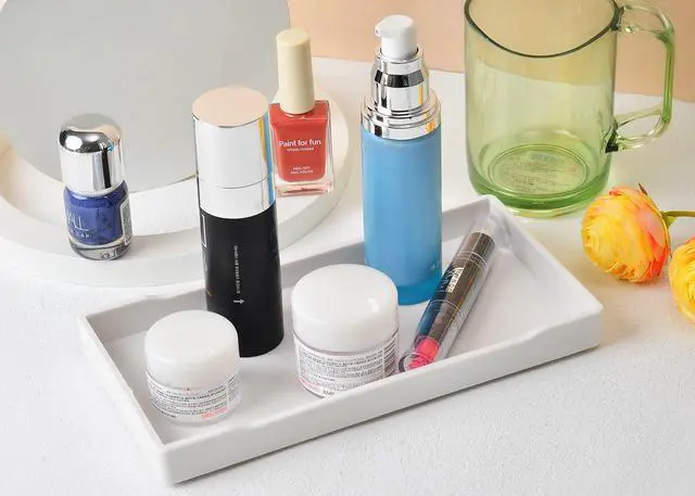 Alt view image 4 of 7 - Small White Mini Tray (8 inch x 4 inch)
