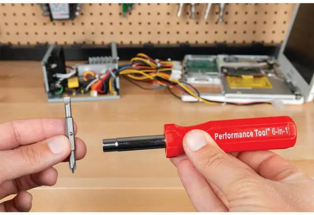 Alt view image 7 of 7 - W975 6-in-1 Quick Change Screwdriver With Hex Torque Handle, Chrome Vanadium Steel