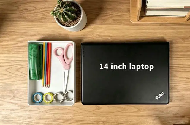 Alt view image 3 of 3 - Rectangular Plastic Desk Organizer with Storage Trays, Accessory Tray, Drawer Organizer, 9.4 x 6.7 x 2 inch, White