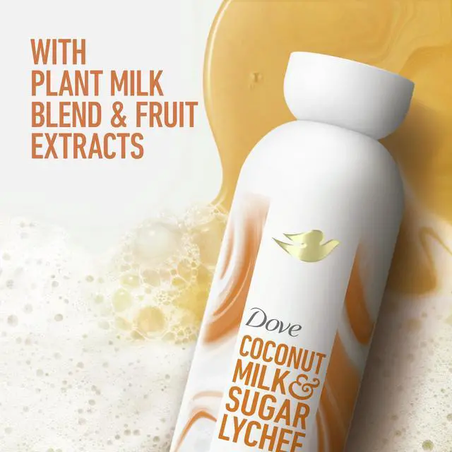 Alt view image 2 of 6 - Plant Milk Body Wash Coconut & Lychee, 17.5 fl oz I Plant milk body wash with coconut milk blend and tropical lychee scent for soft, moisturized and healthy-looking skin