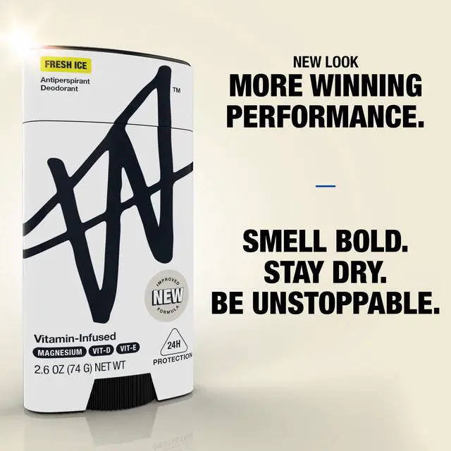 Alt view image 7 of 7 - By Jake Paul Men's Antiperspirant, 24 Hour Sweat Protection & Odor Blocking, Vitamin-Infused New Formula, Deodorant for Men, Fresh Ice Scent, 2.6 oz