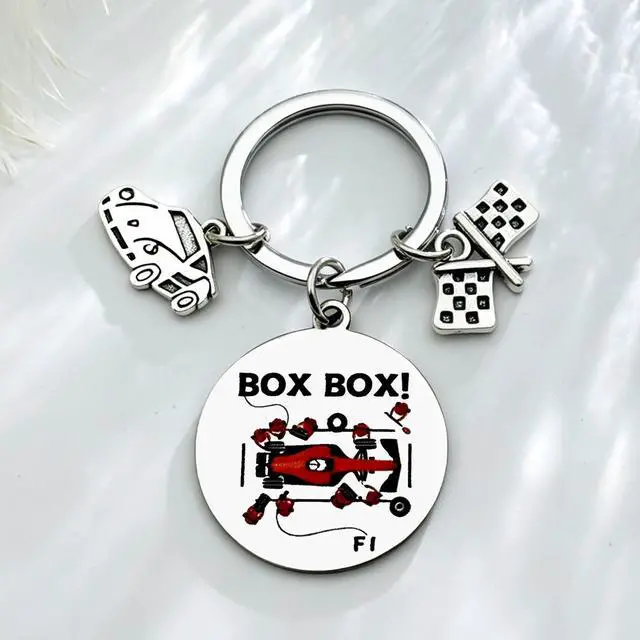 Alt view image 3 of 7 - Racing Gifts for Boys F1 Race Car Gifts for Teens Race Lovers Drag Racing Enthusiast Keychain Motorcross Motorcycle Dirt Bike Gift for Women Men Pouch Gift for Graduation Christmas Birthday