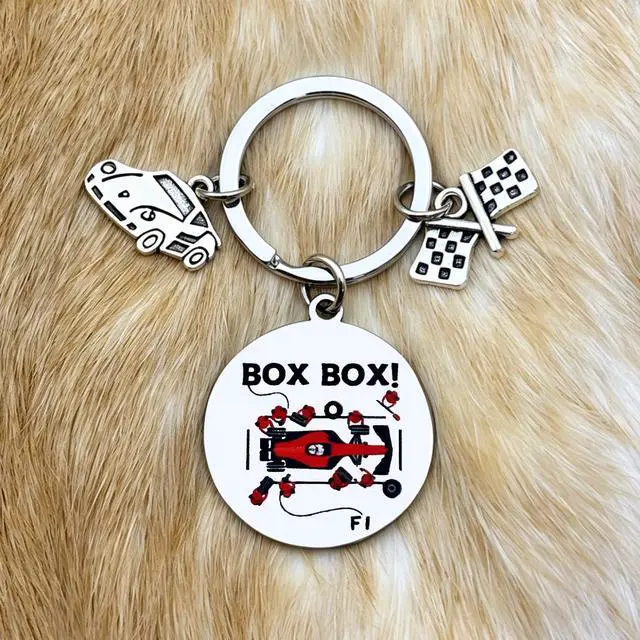 Alt view image 6 of 7 - Racing Gifts for Boys F1 Race Car Gifts for Teens Race Lovers Drag Racing Enthusiast Keychain Motorcross Motorcycle Dirt Bike Gift for Women Men Pouch Gift for Graduation Christmas Birthday