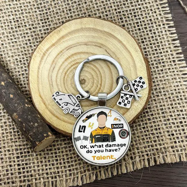 Alt view image 4 of 7 - Racing Gift Keychain Race Enthusiast Gift Christmas Birthday Gifts for F1 Motorcycle Rooster Lovers Motorsport Gift Race Car Gift Ideas for Men Boys Dad Husband Boyfriend Dirt Bike Drag Car Lover