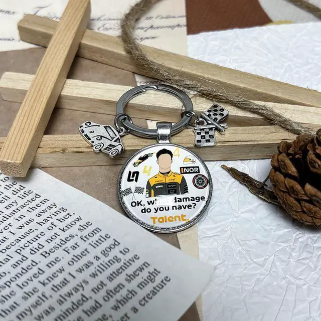 Alt view image 5 of 7 - Racing Gift Keychain Race Enthusiast Gift Christmas Birthday Gifts for F1 Motorcycle Rooster Lovers Motorsport Gift Race Car Gift Ideas for Men Boys Dad Husband Boyfriend Dirt Bike Drag Car Lover