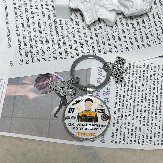 Alt view image 7 of 7 - Racing Gift Keychain Race Enthusiast Gift Christmas Birthday Gifts for F1 Motorcycle Rooster Lovers Motorsport Gift Race Car Gift Ideas for Men Boys Dad Husband Boyfriend Dirt Bike Drag Car Lover