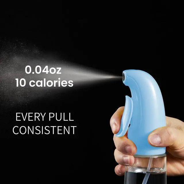 Alt view image 2 of 7 - Oil Sprayer for Cooking, Olive Oil Sprayer Mister, Olive Oil Spray Bottle for Cooking, Salads, BBQs and More (Blue)