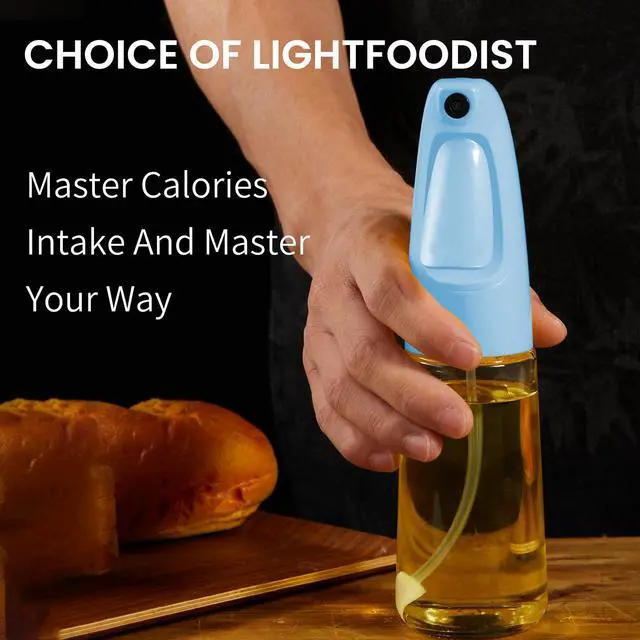 Alt view image 3 of 7 - Oil Sprayer for Cooking, Olive Oil Sprayer Mister, Olive Oil Spray Bottle for Cooking, Salads, BBQs and More (Blue)