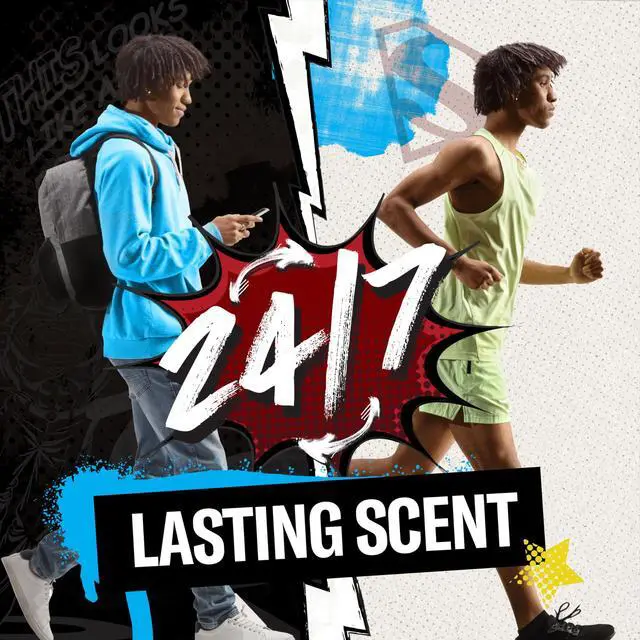 Alt view image 5 of 7 - Aluminum Free Deodorant for Men, 24/7 Freshness & Lasting Scent, 24/7 Long Lasting Sweat & Odor Protection, Smell Like a Hero, Superman, Bright Citrus and Cosmos Scent, 3 oz