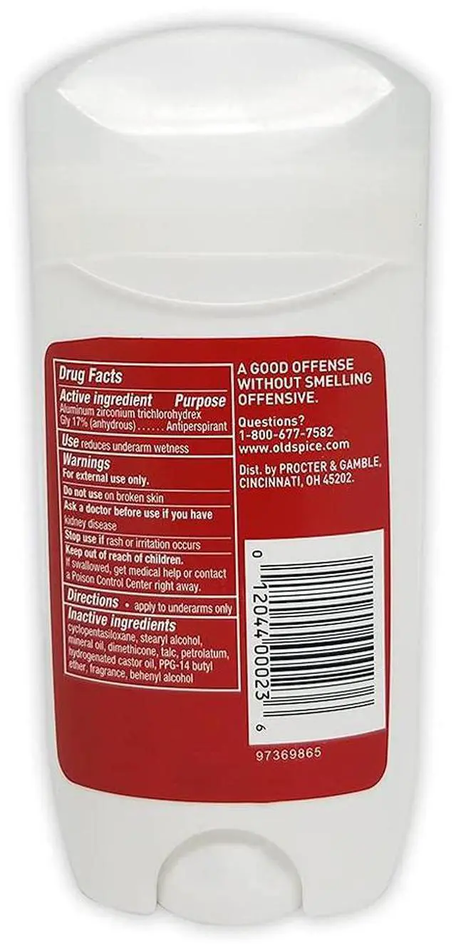 Alt view image 2 of 4 - Old Spice High Endurance Anti-Perspirant Deodorant for Men, Original Scent, 3.0 Oz