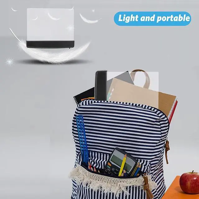 Alt view image 3 of 7 - LED Book Light LED Reading Bright Light Lamp Board Lightwedge Book Light for Night Reading