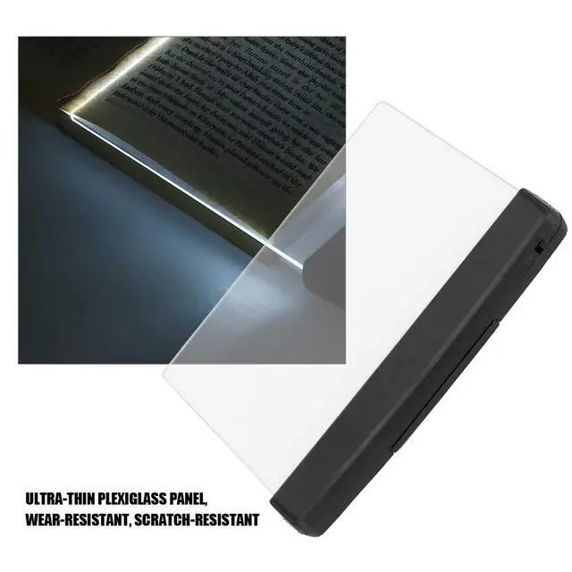 Alt view image 5 of 7 - LED Book Light LED Reading Bright Light Lamp Board Lightwedge Book Light for Night Reading