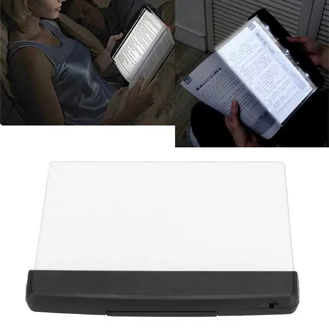 Alt view image 6 of 7 - LED Book Light LED Reading Bright Light Lamp Board Lightwedge Book Light for Night Reading