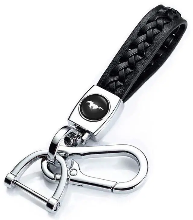 Main image of Car Keychain for Mustang Snake Speedstar Evos Everest GT Shelby Mach-E Grand C-MAX Falcon, Car Keyring Key Chain for Men Women, Key Fob Keyring Family Present, Car Key Fob Holder Accessories