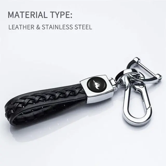 Alt view image 2 of 5 - Car Keychain for Mustang Snake Speedstar Evos Everest GT Shelby Mach-E Grand C-MAX Falcon, Car Keyring Key Chain for Men Women, Key Fob Keyring Family Present, Car Key Fob Holder Accessories