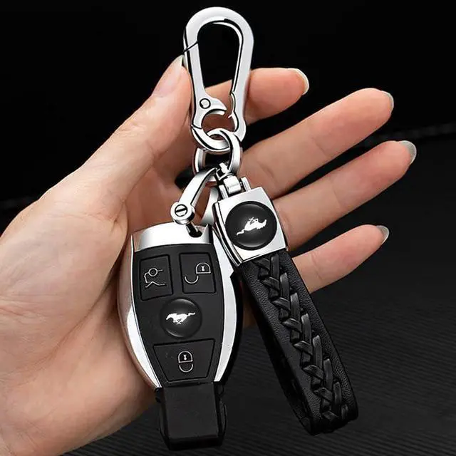 Alt view image 5 of 5 - Car Keychain for Mustang Snake Speedstar Evos Everest GT Shelby Mach-E Grand C-MAX Falcon, Car Keyring Key Chain for Men Women, Key Fob Keyring Family Present, Car Key Fob Holder Accessories