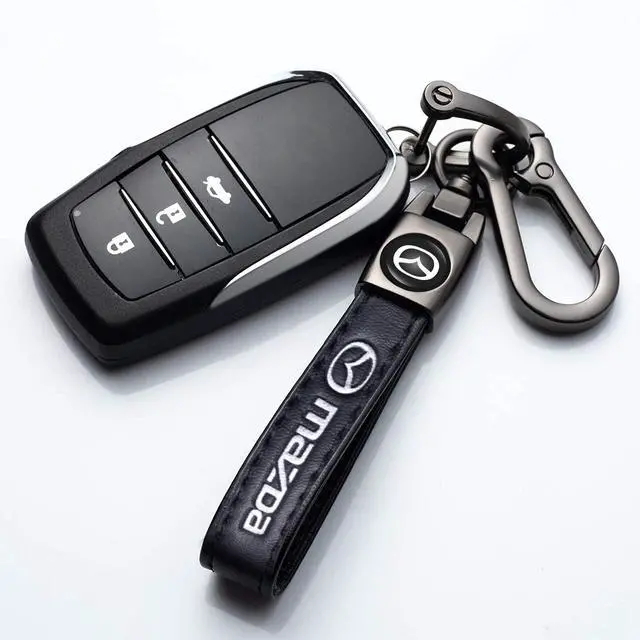 Alt view image 3 of 4 - Car Keychain for Mazda M2 M3 M5 M6 MX5 RX7 RX8 A8 CX9 MX6 R3 CX-5 CX-7 CX-8 Key Fob, Durable Key Ring for Men & Women, Universal Keyless Entry Accessory, Gift for Family