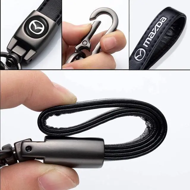 Alt view image 4 of 4 - Car Keychain for Mazda M2 M3 M5 M6 MX5 RX7 RX8 A8 CX9 MX6 R3 CX-5 CX-7 CX-8 Key Fob, Durable Key Ring for Men & Women, Universal Keyless Entry Accessory, Gift for Family
