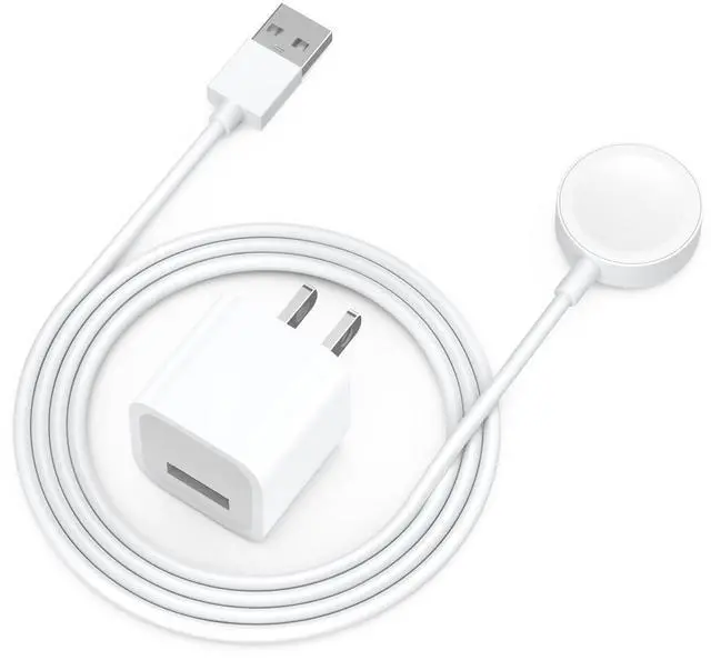 Main image of Watch Charger for Apple Watch Charger,Long 6.6FT iWatch Portable Wireless Fast Charging Cable Cord with USB Wall Charge Plug Adapter Block Compatible with Apple Watch Series 10/9/8/7/SE/6/5/4/3/2