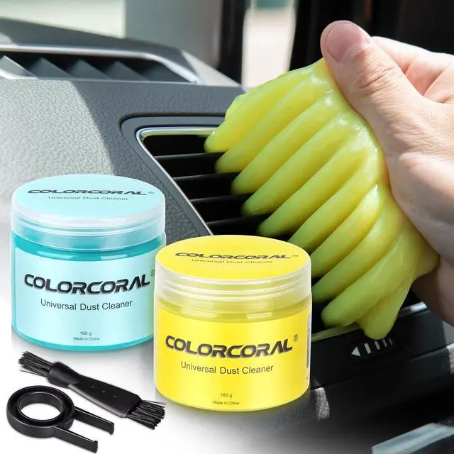 Main image of Car Cleaning Gel 2Pack Car Clean Putty, Universal Car Interior Cleaner Slime, Perfect Keyboard Cleaning Kit Supplies, Auto Detailing Tools Accessories, Dust Remover Gifts for Men Women