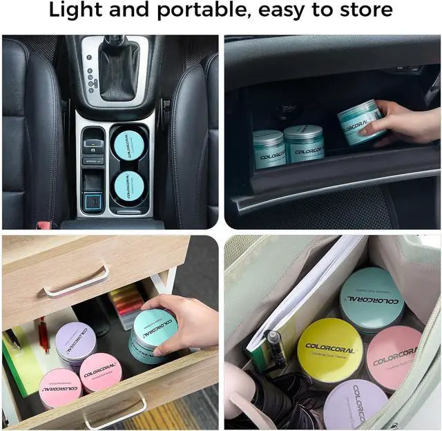 Alt view image 7 of 7 - Car Cleaning Gel 2Pack Car Clean Putty, Universal Car Interior Cleaner Slime, Perfect Keyboard Cleaning Kit Supplies, Auto Detailing Tools Accessories, Dust Remover Gifts for Men Women