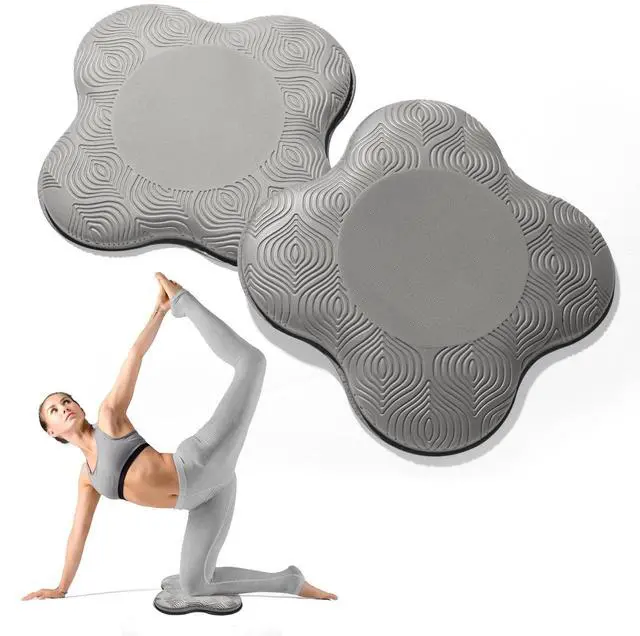 Main image of Yoga Knee Pads (Set of 2) super thick knee pads, suitable for - fitness - meditation - kneeling - balance - pilates -knee- elbows - wrists - head - men and women support foam pad (grey)