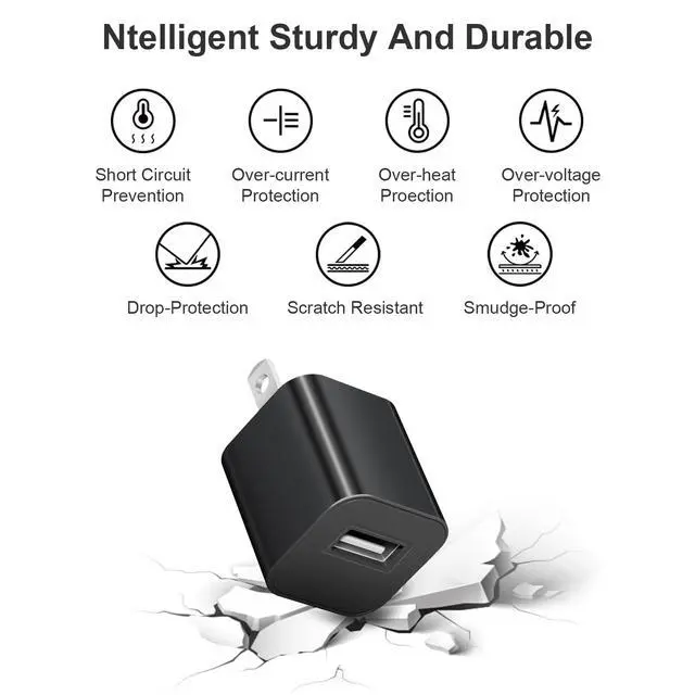 Alt view image 5 of 7 - Fast Charger for Apple Watch Charger, Magnetic iWatch Charger to USB A Cable 3.3FT with USB A Wall Plug Adapter for Apple iWatch Series Ultra/10/9/8/7/6/SE/5/4/3/2 (Black)