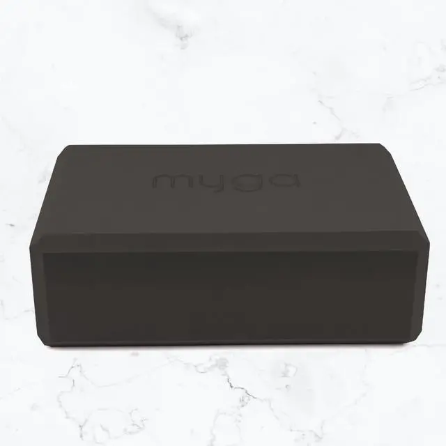 Alt view image 6 of 7 - Yoga Block - Lightweight EVA Foam Yoga Brick - High Density Non-Slip Block for Yoga Poses, Pilates, Balance and Flexibility - Black