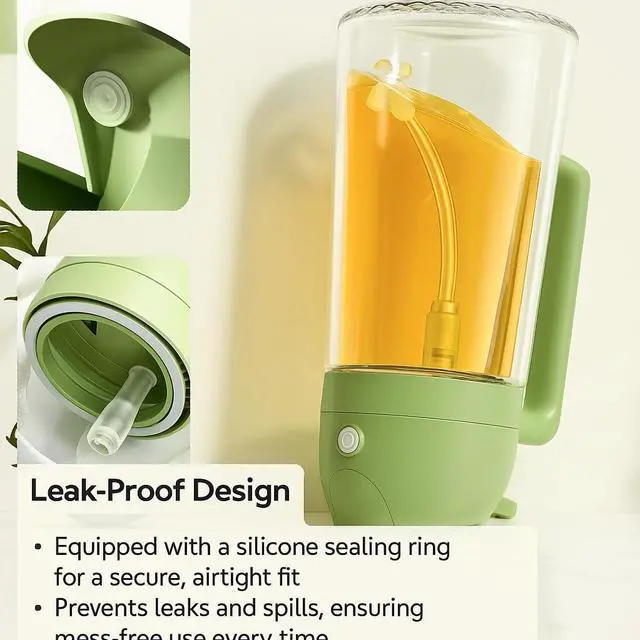 Alt view image 5 of 5 - Newly improved 2-in-1 Oil Spray and Pour Bottle, Kitchen Cooking Oil Dispenser leak proof