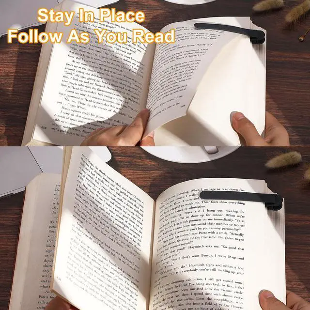 Alt view image 6 of 7 - 9Pcs Automatic Bookmark, Silicone Smart Book Marks for Reading Women, Men, Kids,Cute Unique Book Markers Bookmark Clip Reading Accessories Gifts for Book Lovers