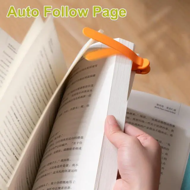 Alt view image 4 of 7 - 9Pcs Automatic Bookmark, Silicone Smart Book Marks for Reading Women, Men, Kids,Cute Unique Book Markers Bookmark Clip Reading Accessories Gifts for Book Lovers
