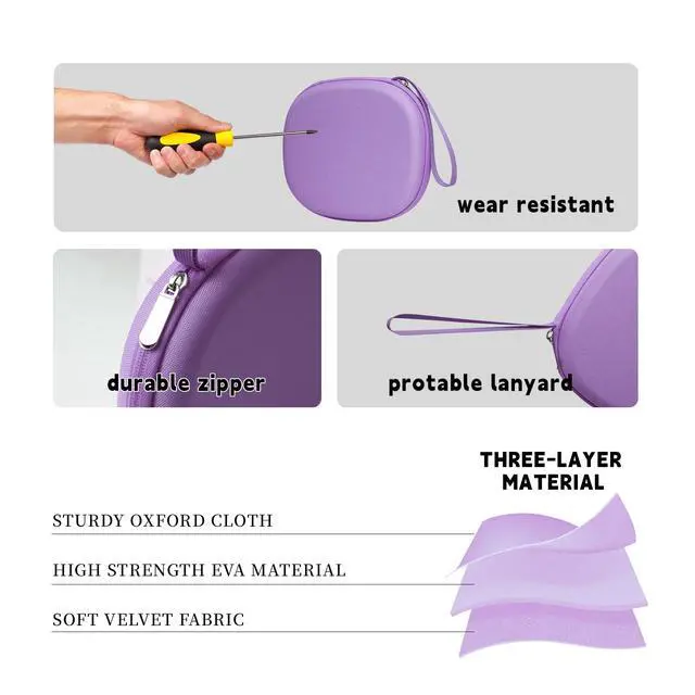 Alt view image 3 of 7 - Case for Book Reading Light Compatible with Glocusent & Gritin