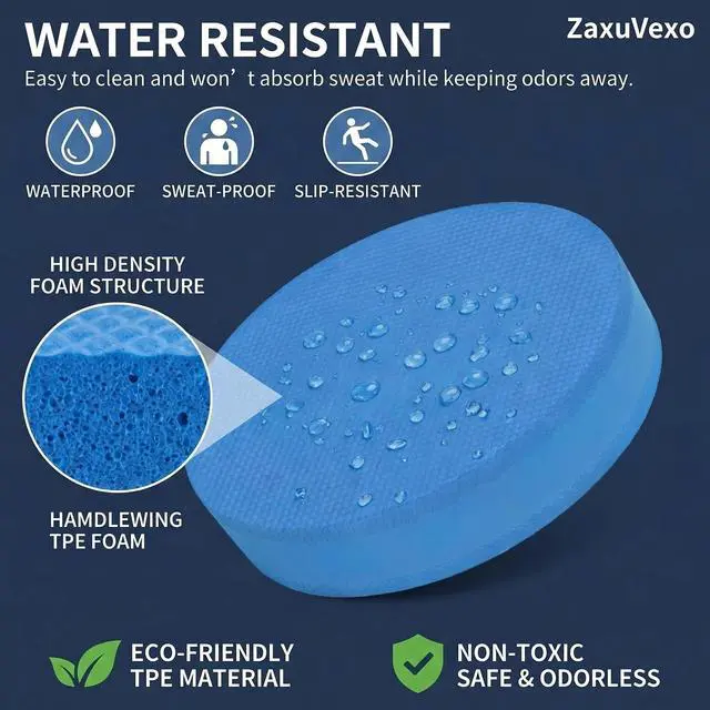 Alt view image 3 of 5 - Stability Trainer Pad - Foam Balance Exercise Pad Cushion for Therapy, Yoga, Dancing Balance Training, Pilates,and Fitness (blue, Standard)