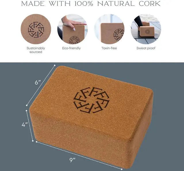 Alt view image 3 of 7 - Yoga Block Non-Slip, High-Density Support for Yoga, Pilates, Stretching, Home Workouts & Balance Training