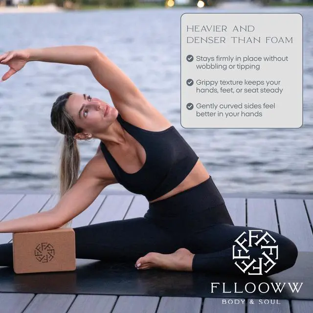 Alt view image 4 of 7 - Yoga Block Non-Slip, High-Density Support for Yoga, Pilates, Stretching, Home Workouts & Balance Training