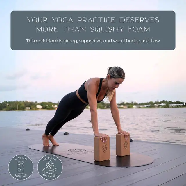 Alt view image 2 of 7 - Yoga Block Non-Slip, High-Density Support for Yoga, Pilates, Stretching, Home Workouts & Balance Training