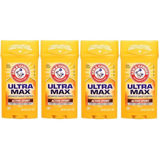 Alt view image 2 of 3 - Ultramax Solid Antiperspirant Deodorant Active Sport 2.6 Oz (Pack of 4)