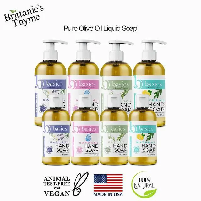 Alt view image 4 of 6 - Basics Natural Hand Soap, Lemon Sage, 12 fl oz, Pack of 3