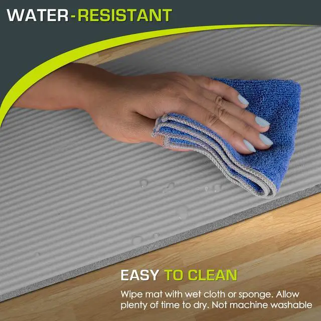 Alt view image 5 of 6 - Extra Thick Yoga Knee Pad and Elbow Cushion 15mm (5/8) Fits Standard Mats for Pain Free Joints in Yoga, Pilates, Floor Workouts