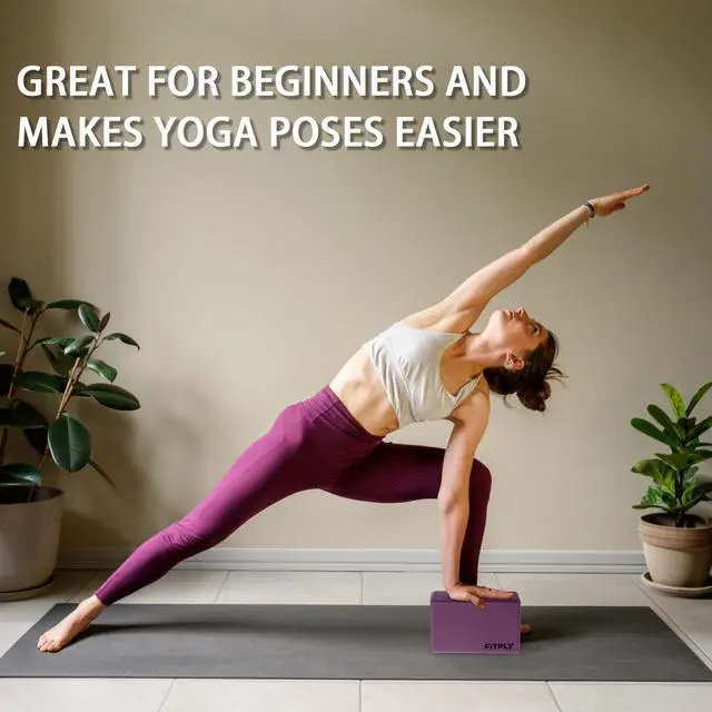 Alt view image 7 of 7 - Yoga Blocks 2 Pack - Non-Slip Yoga Brick & Foam Blocks Yoga Set, High-Density Pilates Block for Stretching, Meditation, and Exercise Blocks Foam, Ideal for Deep Poses