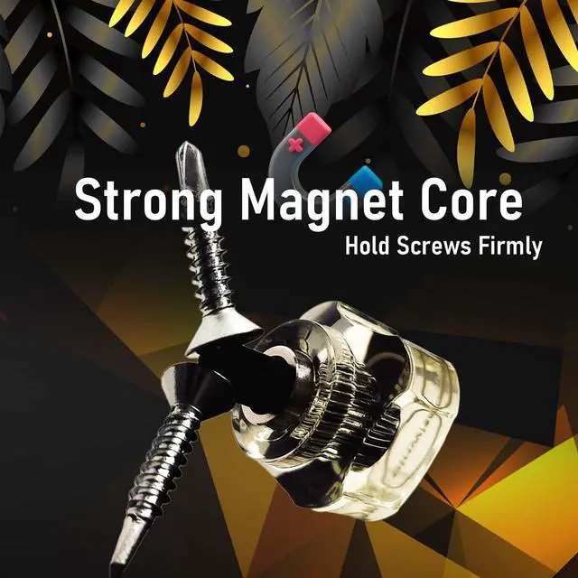 Alt view image 5 of 7 - 10in1 Short Stubby Mini Screwdriver for tight spots, Cellulose Acetate Fiber Made Handle, Double-headed High Hardness S2 Steel Bits, Exquisite EDC