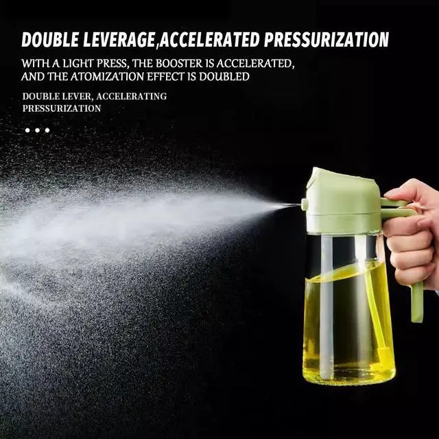 Alt view image 5 of 7 - Maiden 2 In 1 Oil Dispenser - Spray & Pour Cooking Oil Sprayer, Perfect for Kitchen & Barbecues