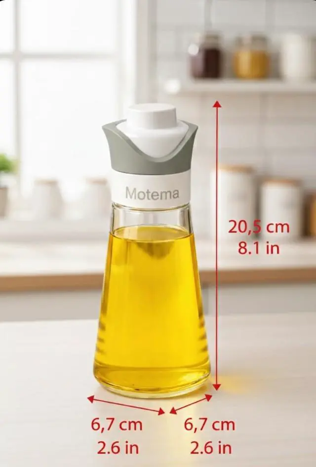 Alt view image 5 of 7 - Oil control Dispenser Bottle, Spray & Pour 2-in-1, Precision Olive Oil Sprayer for Healthy Cooking, BPA-FREE,340 ml/12oz, Glass bottle, Leak-Proof, Ideal for cooking, salad, Air Fryer & BBQ