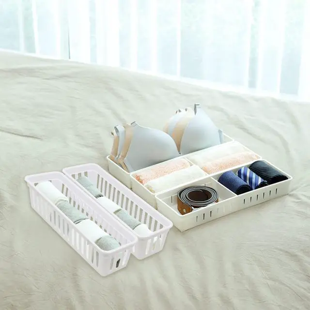 Alt view image 6 of 7 - Classroom Pencil or Rubber Organizer Basket Trays, Office Supply Baskets Organization Trays for Home School Classroom Office 12 Pack (White)